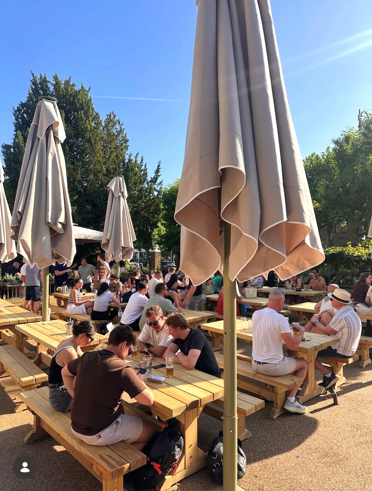 The Bull pub garden refurbishment, Wanstead